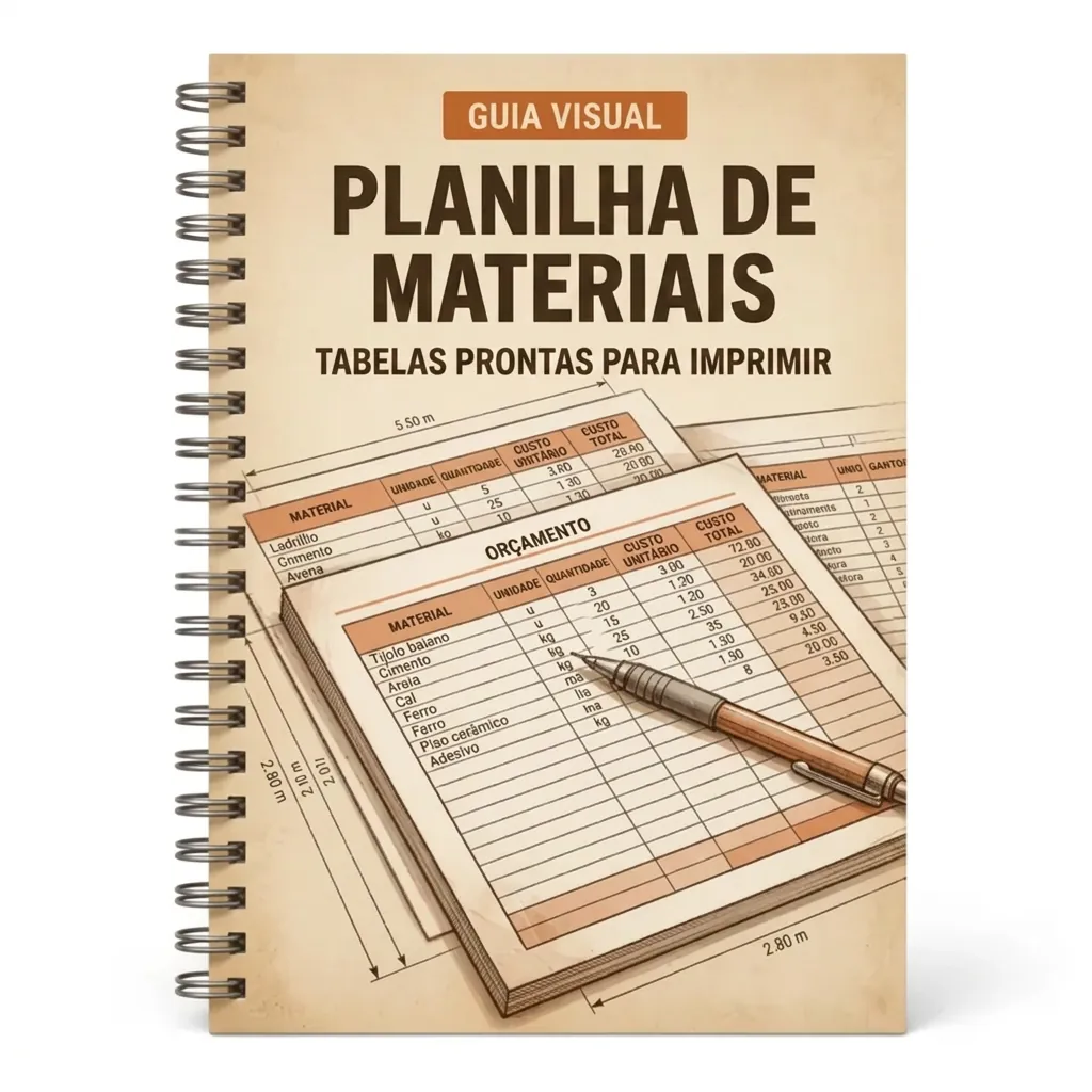 Planilha Calculadora de Materiais